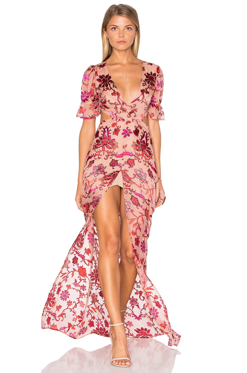 For Love & Lemons Saffron Maxi Dress