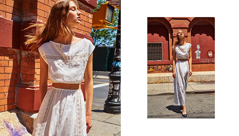 Reformation Aisling Two Piece in White