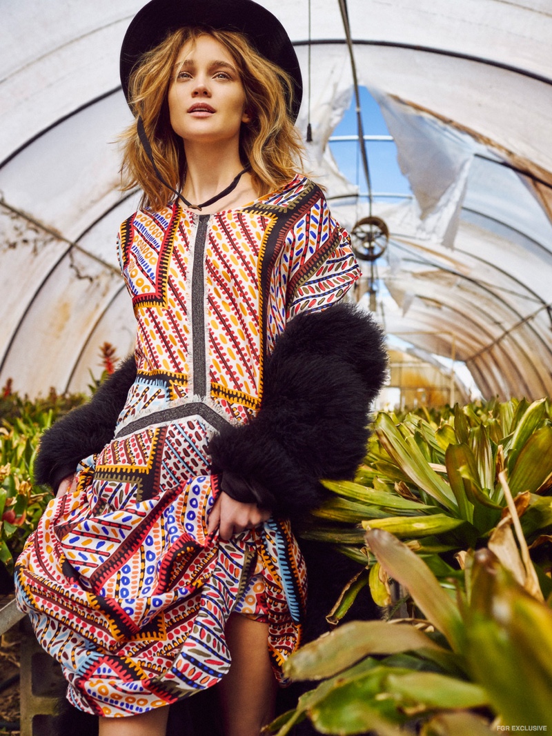 MSGM Dress from Elle Boutique, Fur Jacket from Mode & Affaire
