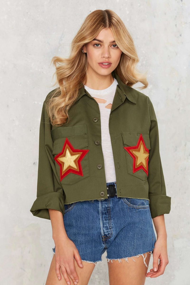 After Party by Nasty Gal As You were Army Jacket