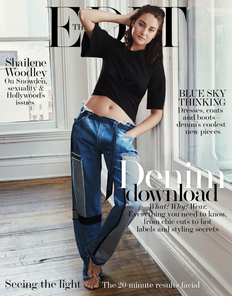 Shailene Woodley on The Edit September 15, 2016 Cover