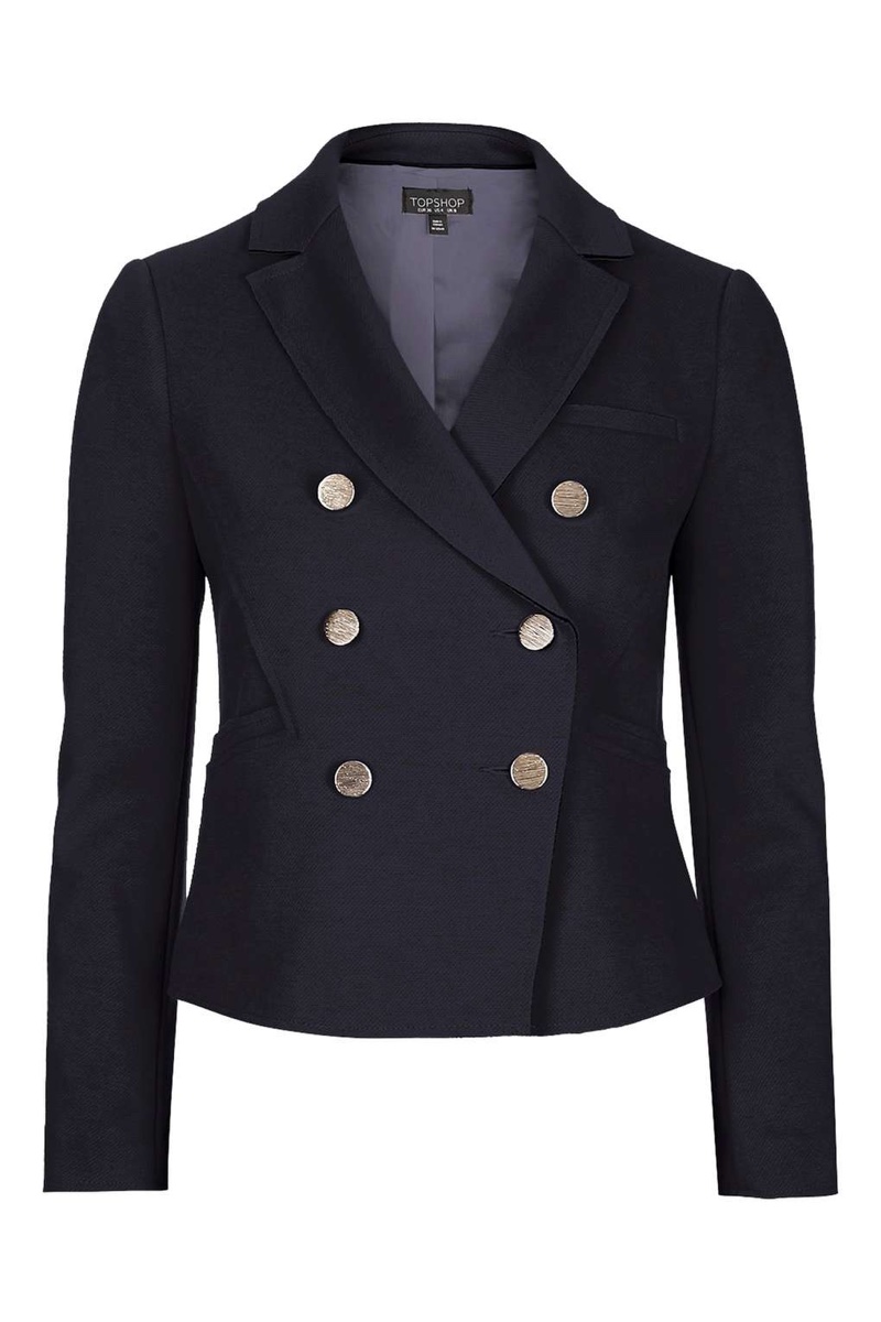 Topshop Gold Button Jacket