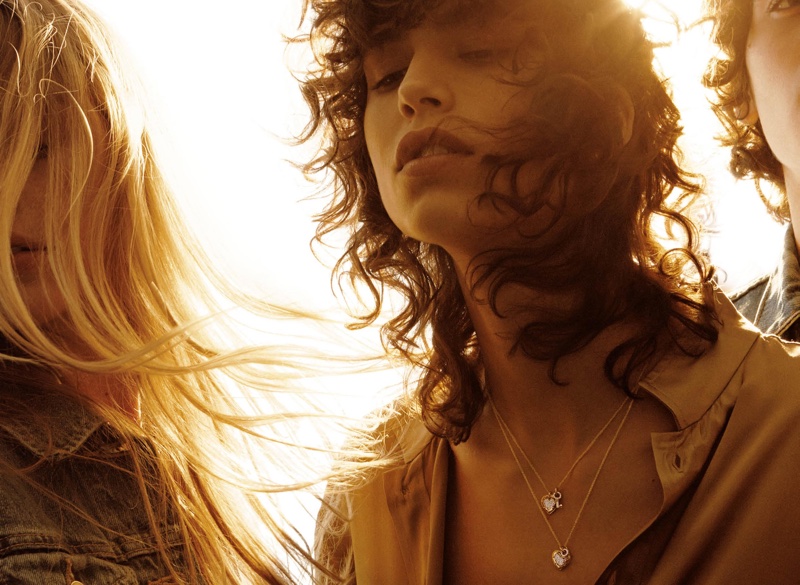 Getting her closeup, Mica Arganaraz wears Tiffany & Co. Return to Tiffany® Love heart tag key pendant