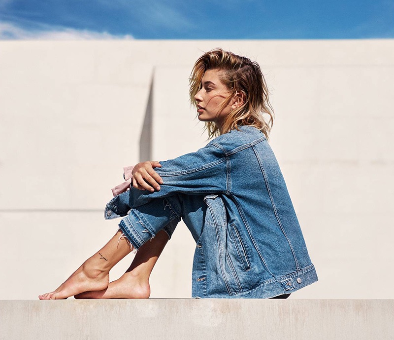 H&M Denim Jacket and Straight High Cropped Jeans