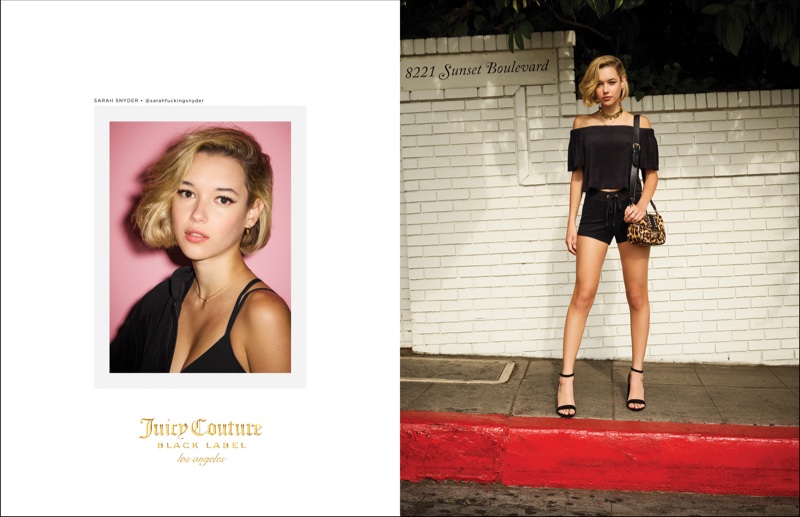 Sarah Snyder stars in Juicy Couture’s spring-summer 2017 campaign
