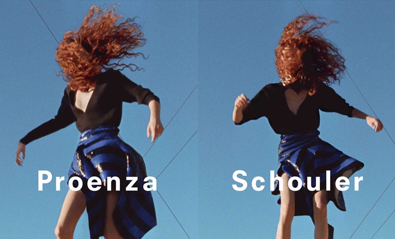 An image from Proenza Schouler's spring 2017 advertising campaign