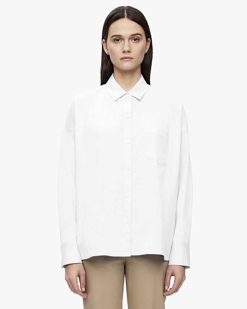 Theory Lourah Drop Shoulder Shirt