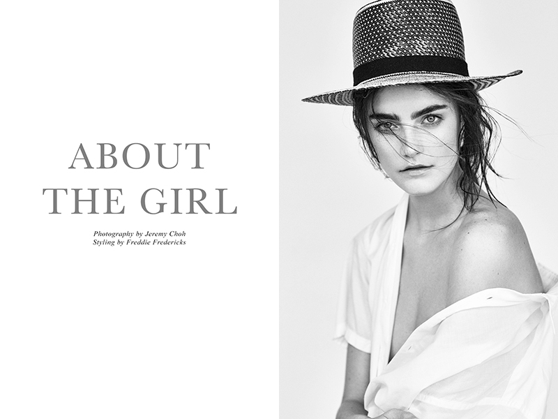 Daphne Velghe photographed by Jeremy Choh