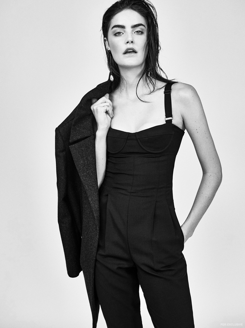 Jumpsuit and Coat Max Mara, Earrings Dinosaur Design, Ring Sarah and Sebastian