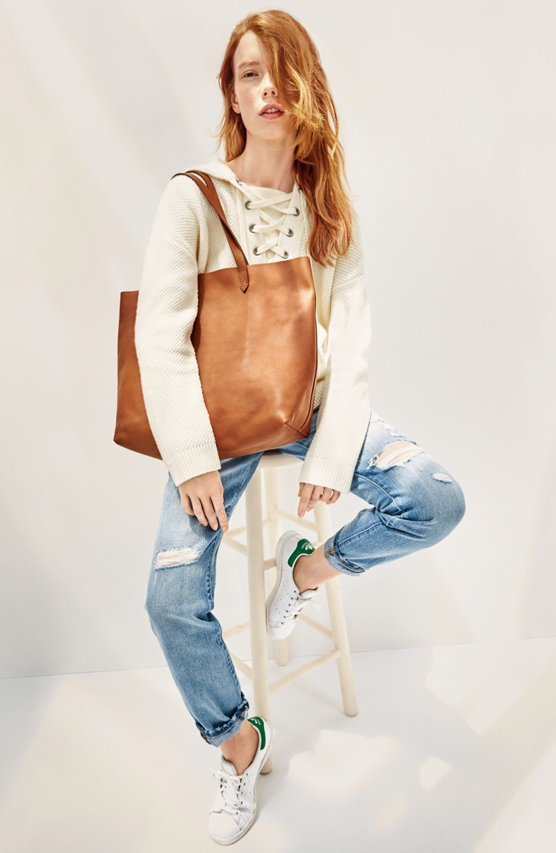 Madewell The Transport Leather Tote Bag Shop