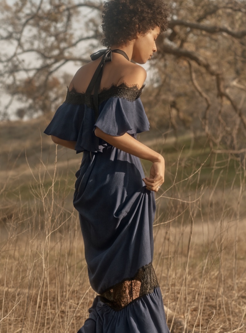 Alice + Olivia Mitsy Halter Maxi Dress $485
