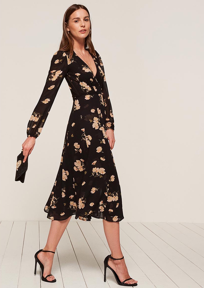 Reformation Chelsea Wrap Dress Shop