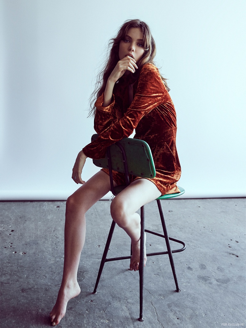 Cue Crushed Velvet Playsuit