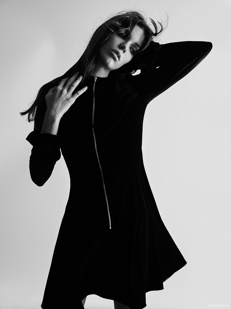 Cue Flare Cuff Dress