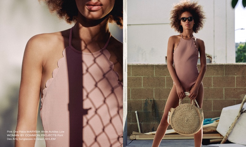 Marysia Mott Maillot and Ahlem Pont des Arts Sunglasses