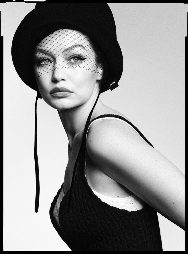 Gigi Hadid. Image Courtesy of V Magazine / Luigi & Iango