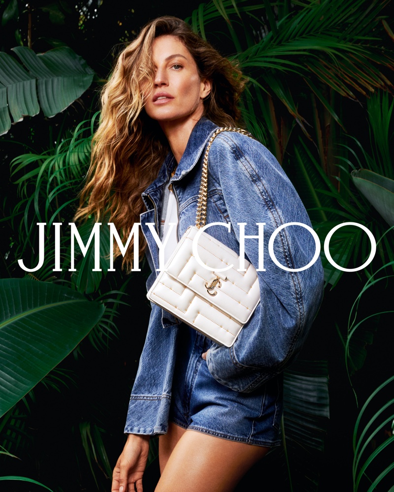 Gisele Bundchen Radiates Glamour in Jimmy Choo Summer 2023 Ads