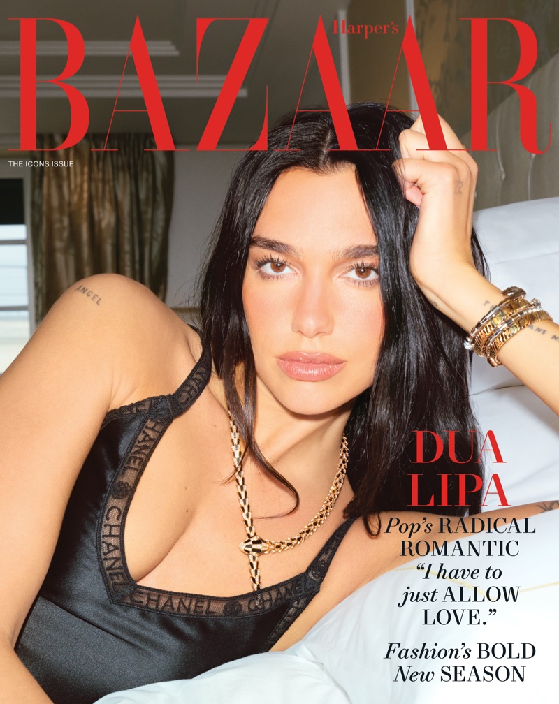Singer Second Lipa Graces Harper's Bazaar United States Semport 2025 Cover.