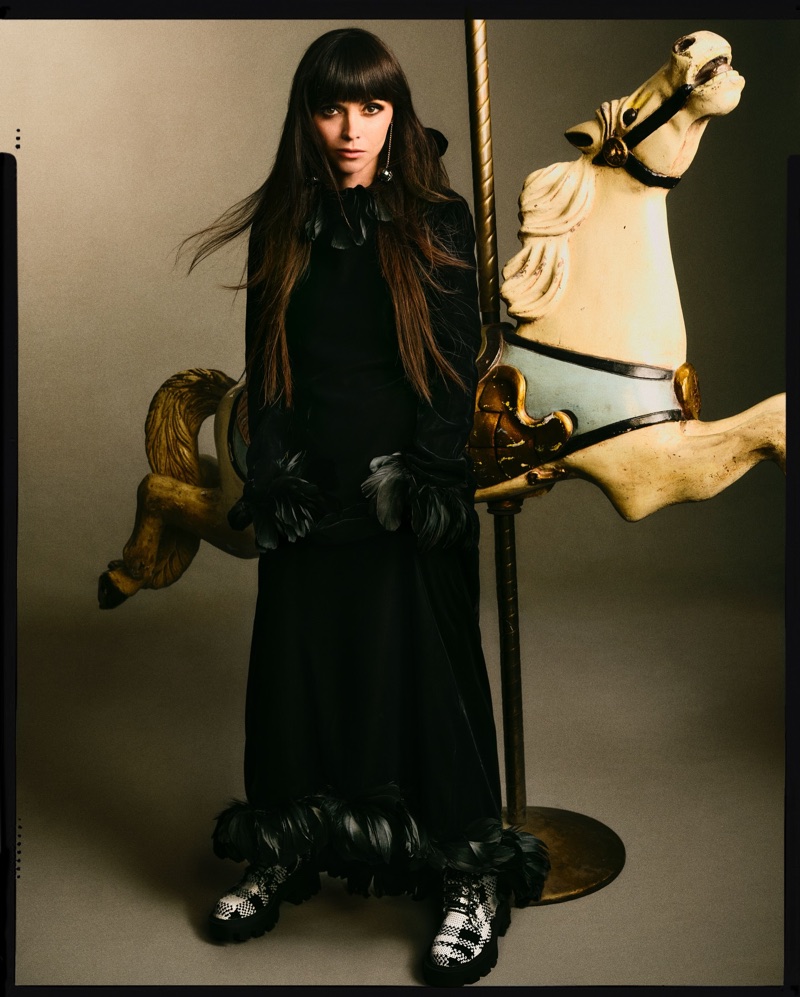 Christina Ricci stars in Betsey Johnson's fall-winter 2025 campaign.