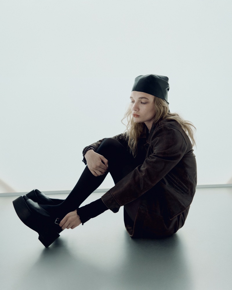 Massimo dutti leather fall 2025 editorial15