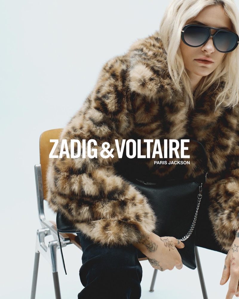 Париж Джексон играет в кампании Zadig & Voltaire's Fall-Winter 2025.