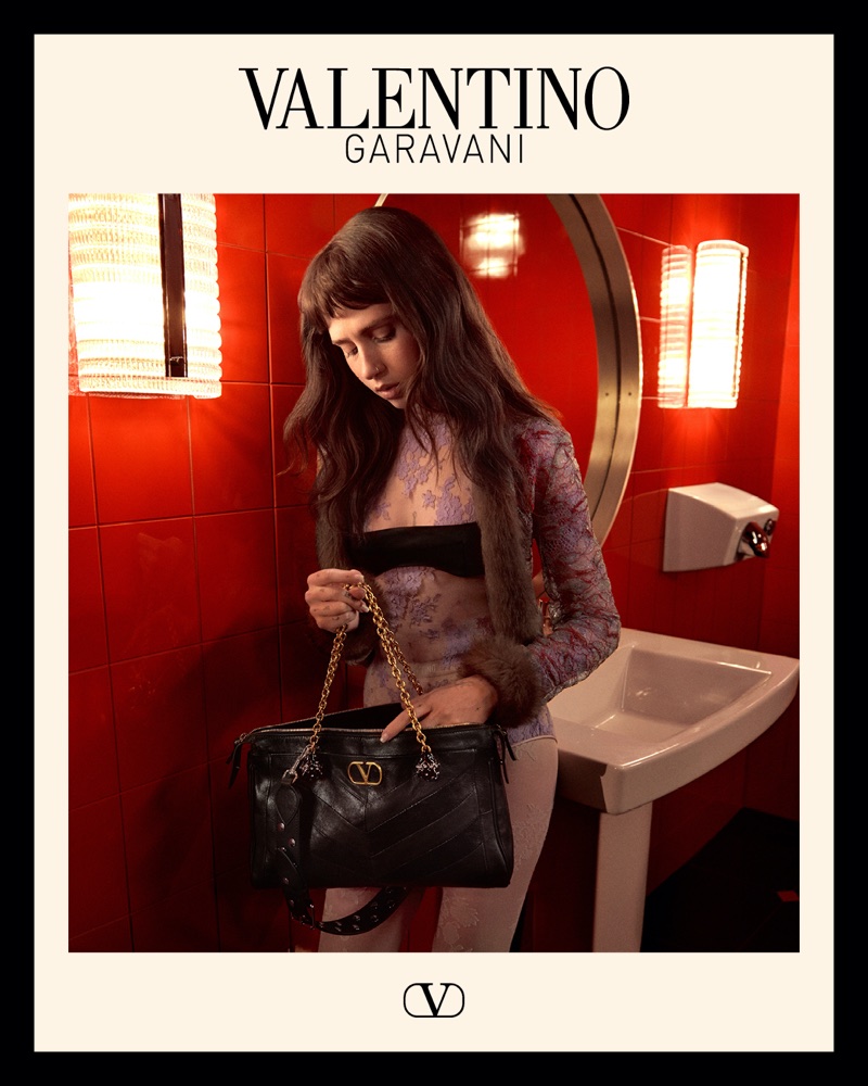 Clairo fronts Valentino's fall-winter 2025 campaign.