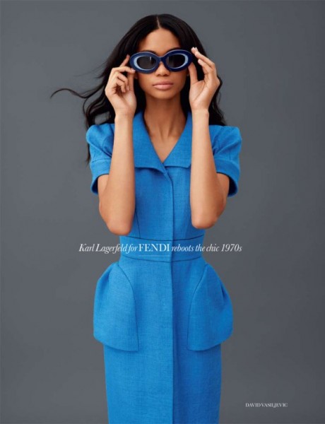 Chanel Iman by David Vasiljevic for Elle UK February 2011 Chanel Iman by David Vasiljevic for Elle UK February 2011