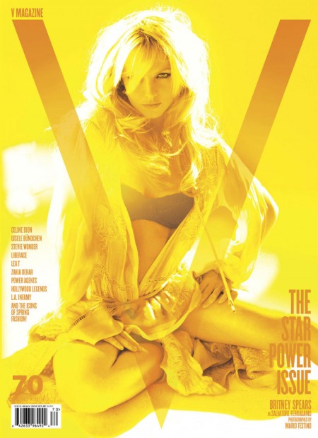 Britney Spears for V Magazine #70 by Mario Testino