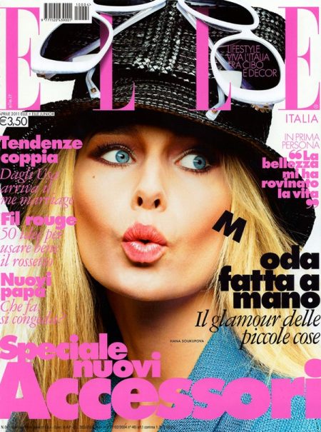 Elle Italia April 2011 Cover | Hana Soukupova by Alexei Hay Elle Italia April 2011 Cover | Hana Soukupova by Alexei Hay
