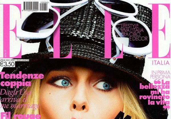 Elle Italia April 2011 Cover | Hana Soukupova by Alexei Hay