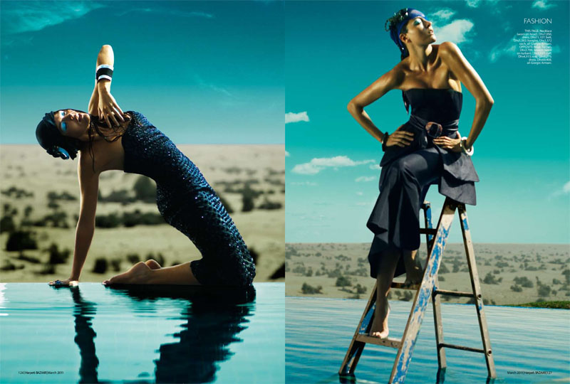 Vanessa in Giorgio Armani for Harper's Bazaar Arabia April 2011 – Fashion  Gone Rogue