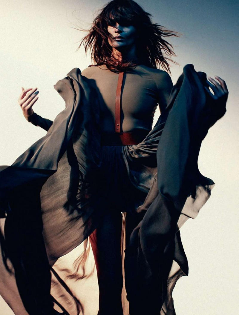 Helena Christensen for Harper's Bazaar Russia May 2011 by Luis Sanchis
