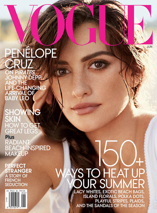 Vogue US June 2011 Cover | Penelope Cruz by Mario Testino