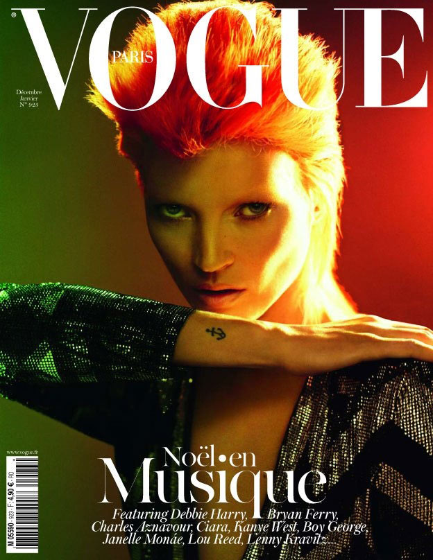 Vogue Paris December/January 2011.2012 Cover | Kate Moss by Mert & Marcus