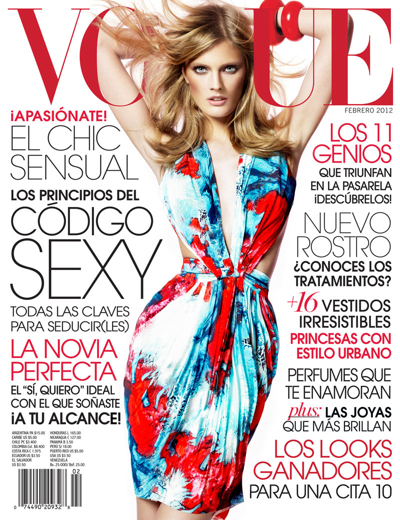 Vogue Latin America February 2012 Cover | Constance Jablonski by Jean-François Campos
