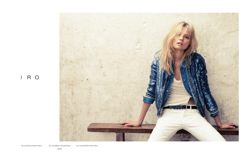 Magdalena Frackowiak for Iro Spring 2012 Campaign by Knoepfel & Indlekofer