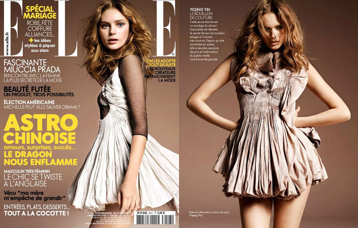 Juju Ivanyuk by Marcin Tyszka for Elle France January 2012