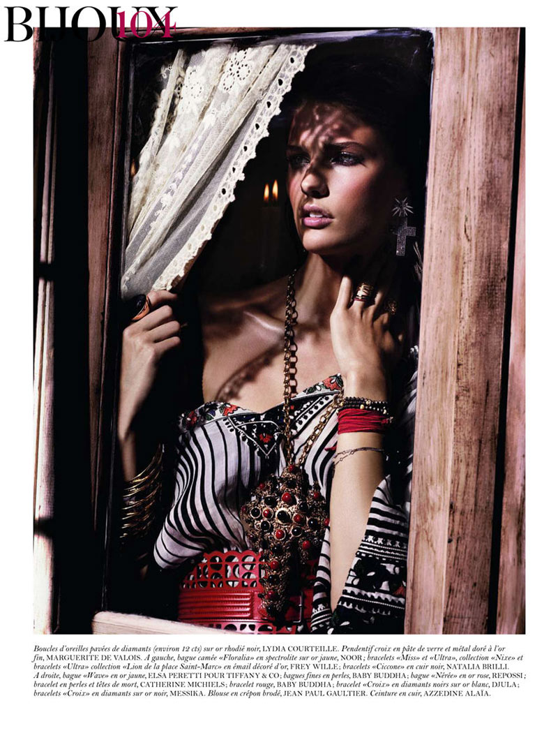 Kendra Spears by Giampaolo Sgura for Vogue Paris February 2012