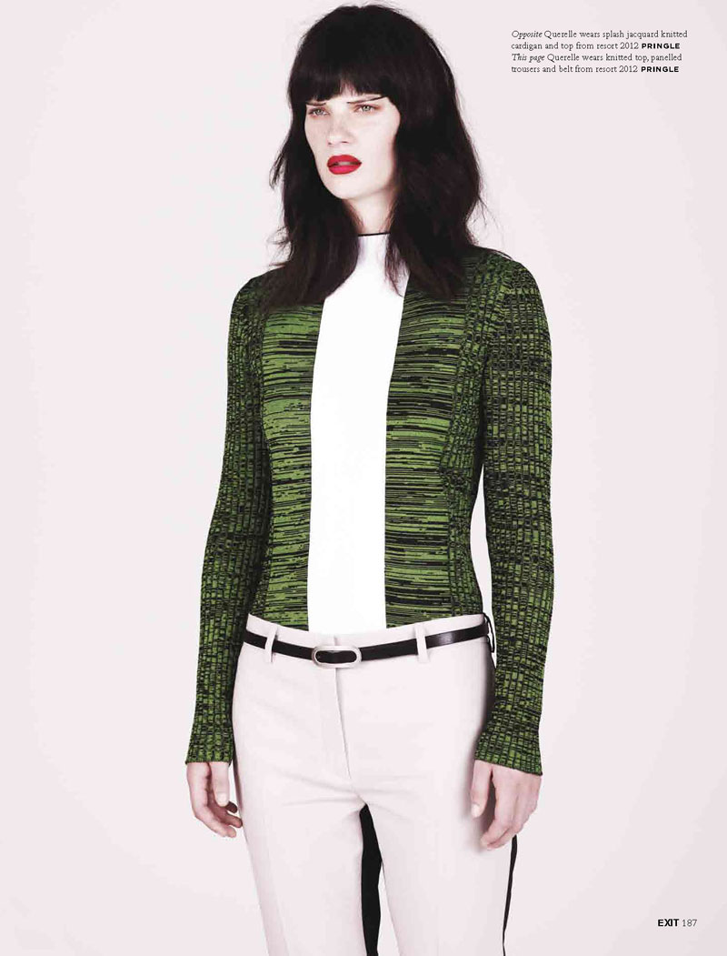 Querelle Jansen by Mel Bles in Pringle of Scotland for Exit – Fashion ...