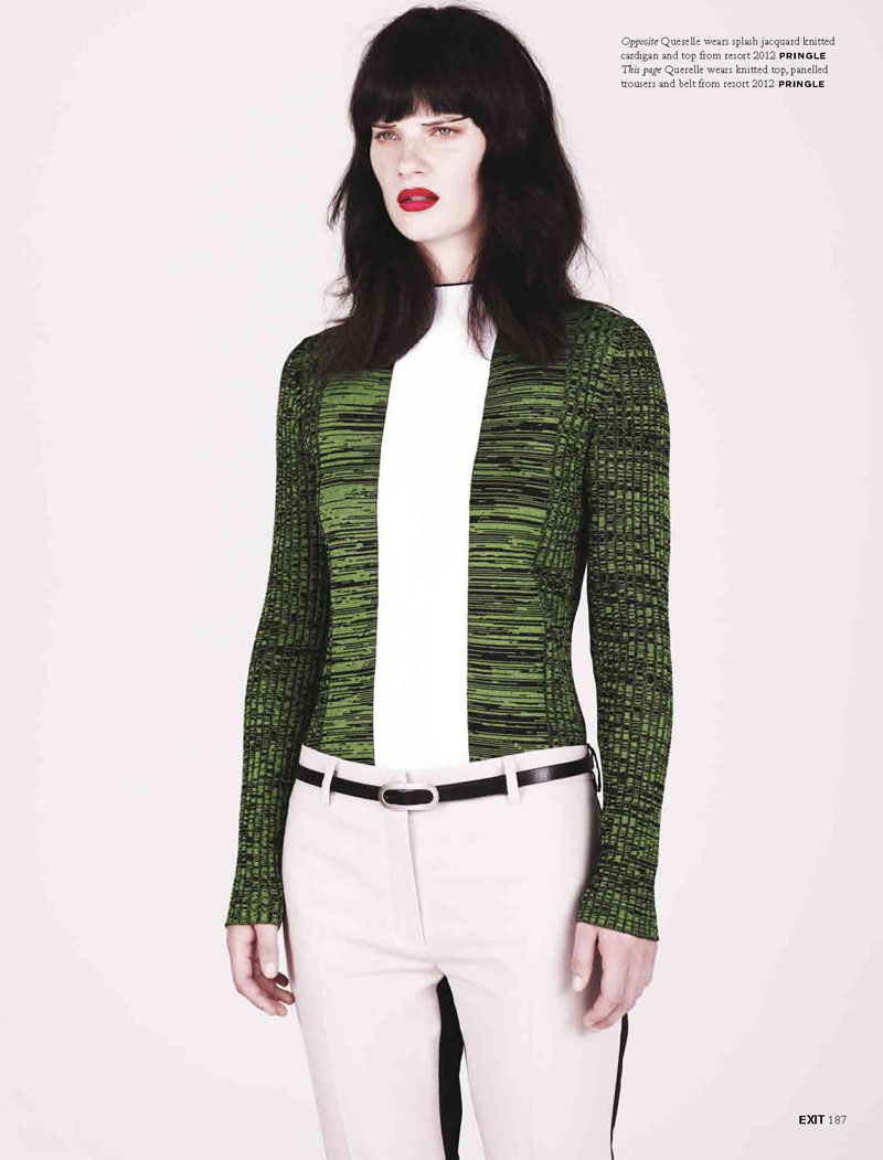 Querelle Jansen by Mel Bles in Pringle of Scotland for Exit