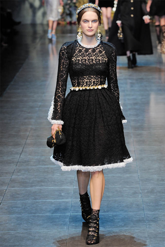 Dolce & Gabbana Fall 2012 | Milan Fashion Week | Fashion Gone Rogue