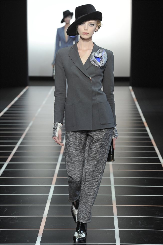 Giorgio Armani Fall 2012 | Milan Fashion Week | Fashion Gone Rogue