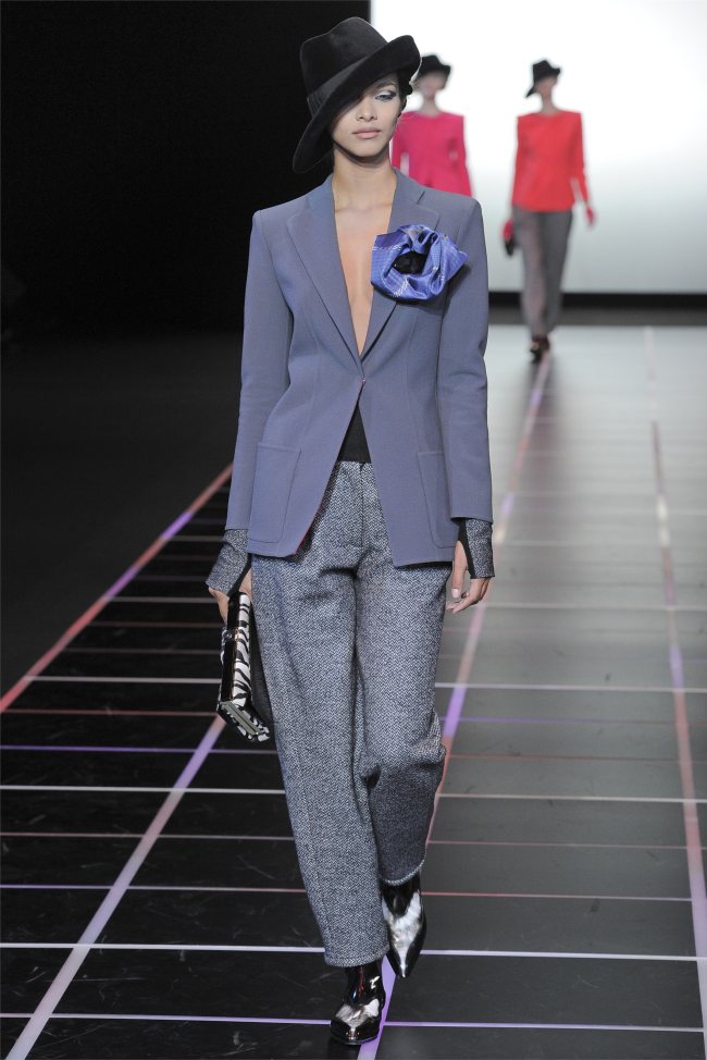 Giorgio Armani Fall 2012 | Milan Fashion Week | Fashion Gone Rogue