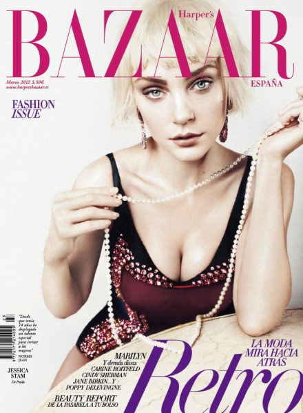 Harper's Bazaar Spain March 2012 Cover | Jessica Stam by Txema Yeste Harper's Bazaar Spain March 2012 Cover | Jessica Stam by Txema Yeste