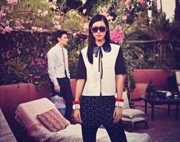 Liu Wen & Imogen Poots for Marni x H&M Spring 2012 Campaign by Markus Jans