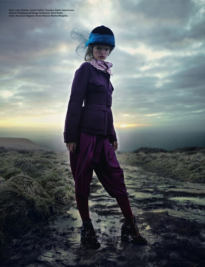 Daphne Groeneveld by Richard Bush for i-D Spring 2012