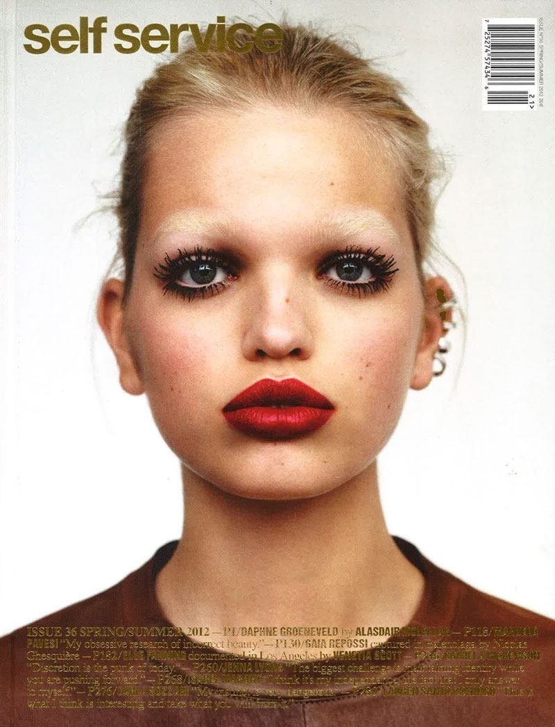 Self Service S/S 2012 Cover | Daphne Groeneveld by Alasdair McLellan