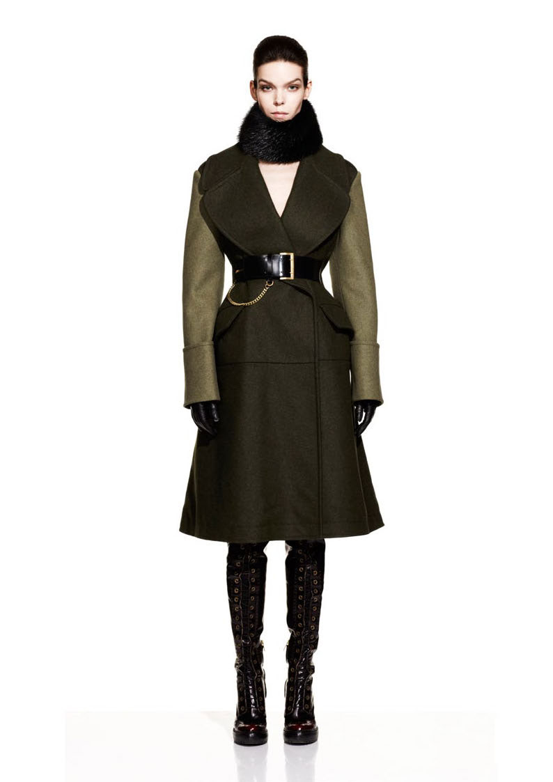Meghan Collison for McQ by Alexander McQueen Fall 2012 Lookbook