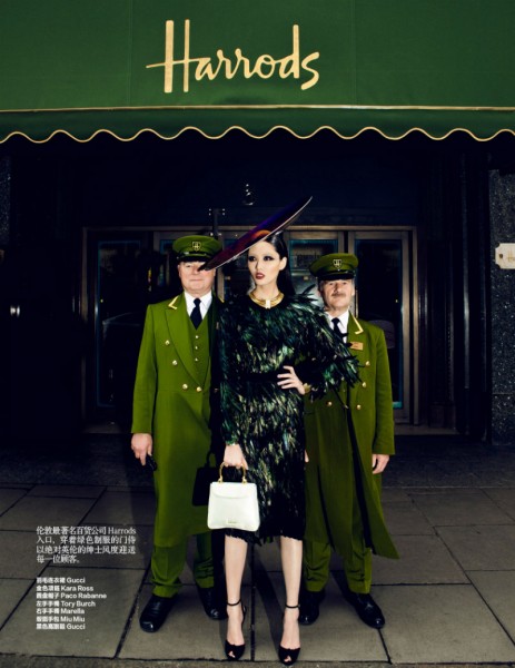 Bonnie Chen Tours London in Style for Harper's Bazaar China July 2012, Shot by Zack Zhang Bonnie Chen Tours London in Style for Harper's Bazaar China July 2012, Shot by Zack Zhang