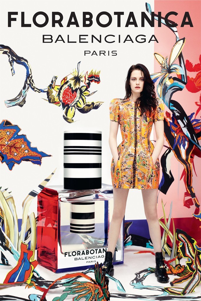 Kristen Stewart Fronts Balenciaga’s ‘Florabotanica’ Fragrance Campaign by Steven Meisel